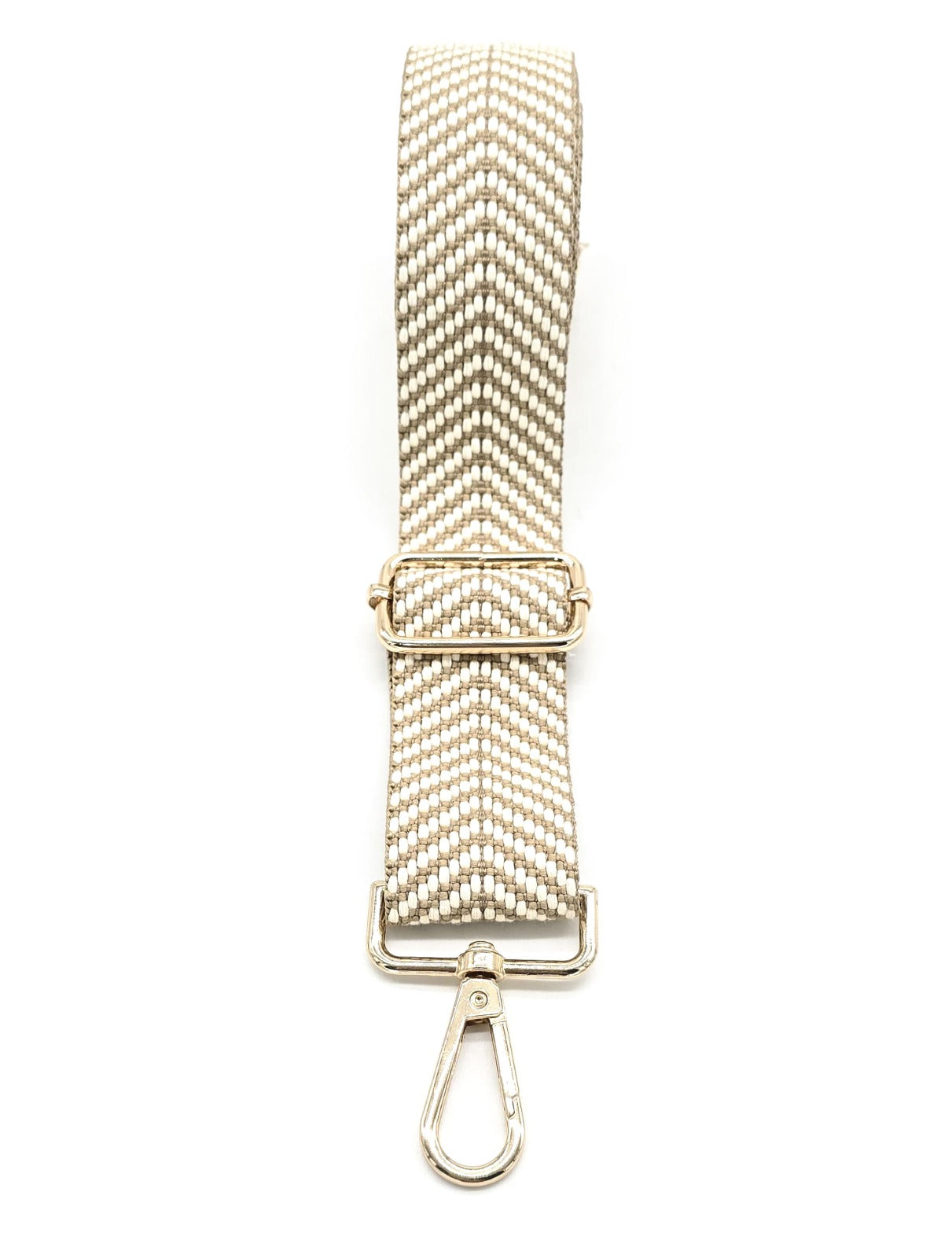 Nylon Strap Adjustable (Light Beige Wavy)