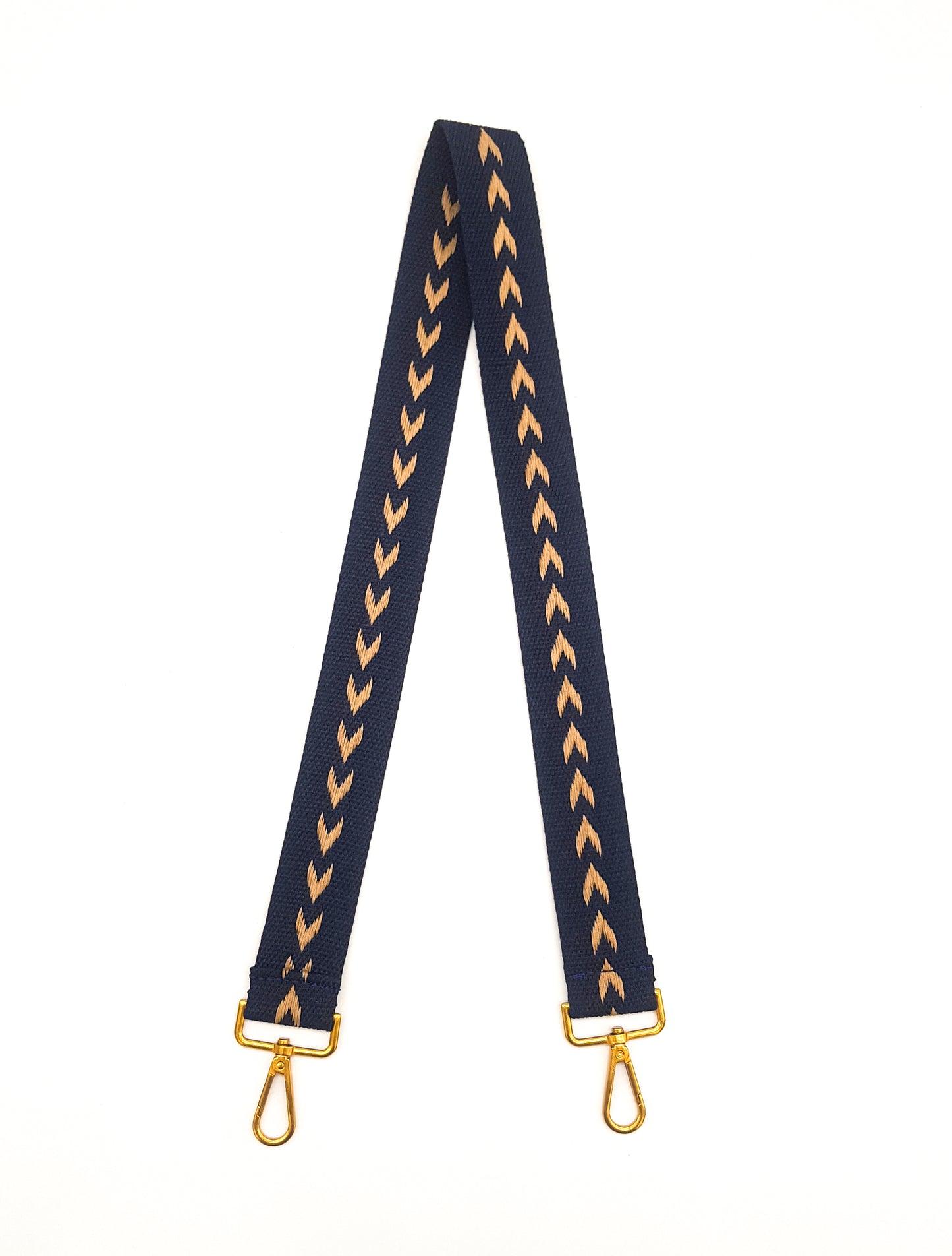 Nylon Strap Antique Gold (Navy Blue)