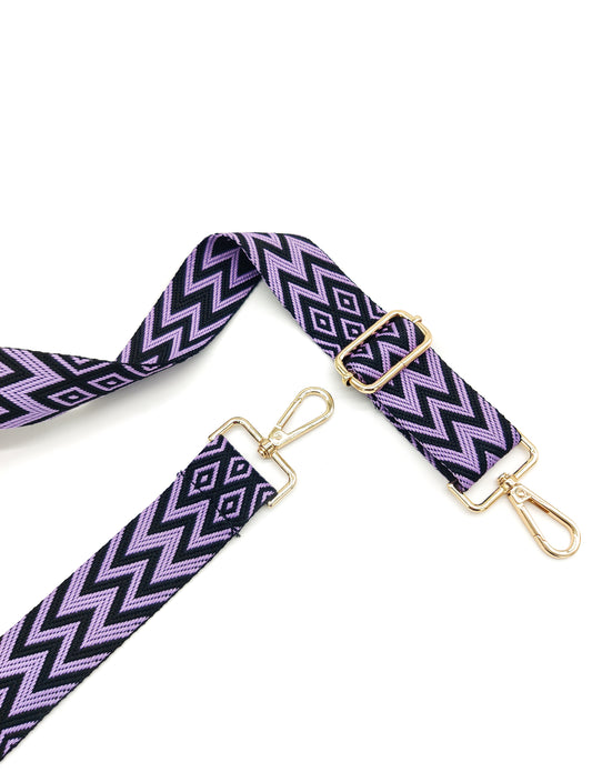 Nylon Strap Adjustable (Purple Wave)