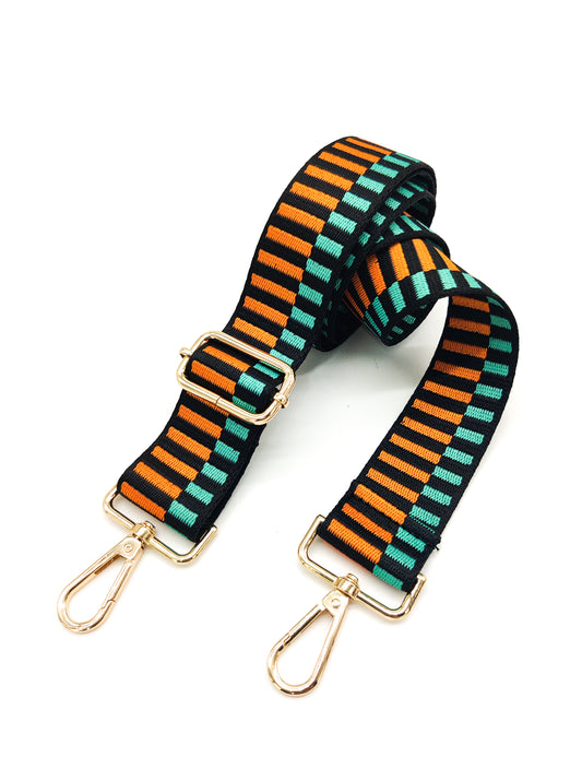 Nylon Strap Adjustable (Mint & Orange)